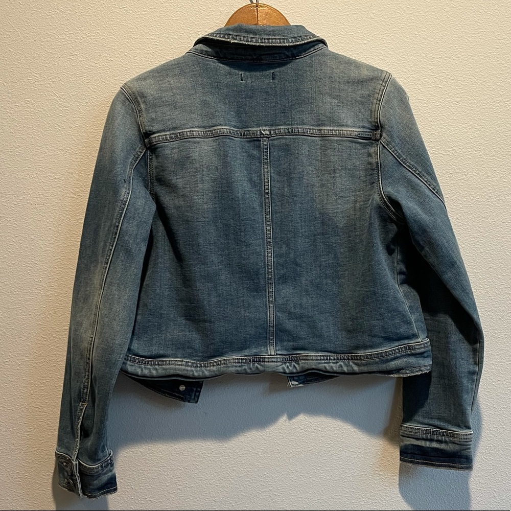 PrAna Dree Jean Jacket Antique Blue Size M - Picture 7 of 9